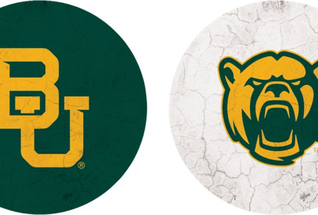 Baylor University Bears Car Coasters - 2 Pack