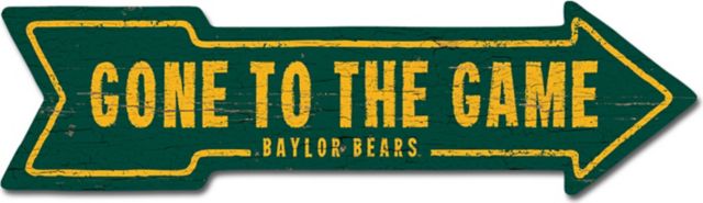 Baylor University Wall Mount Arrow 6.5x24 - ONLINE ONLY