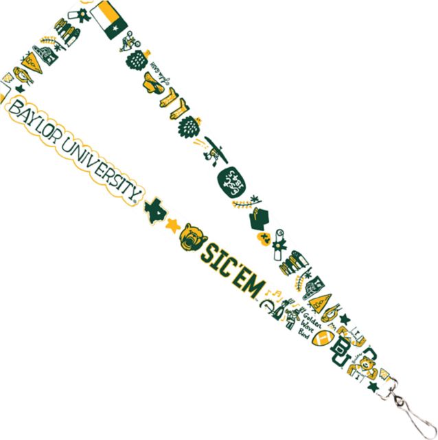 Baylor University Julia Gash 3-4'' Satin Lanyard