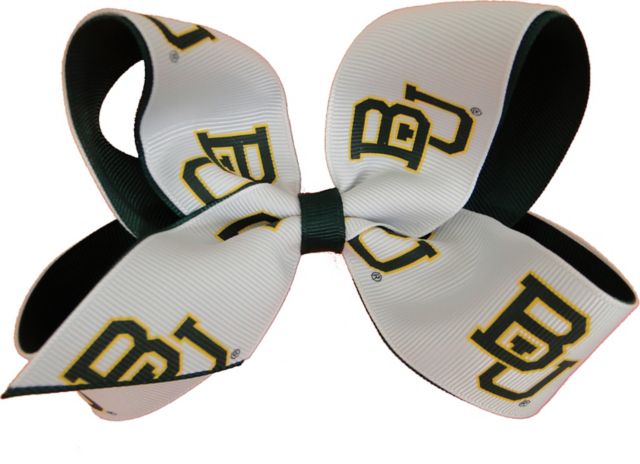 Baylor University Child 2-Toned Hairbow