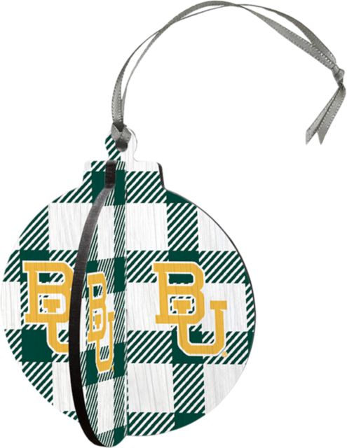 Baylor University 3D Round Ornament