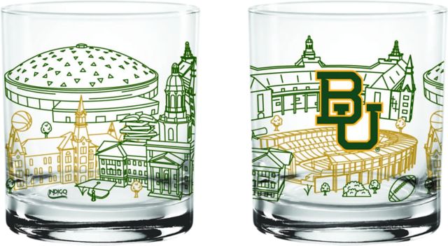 Baylor University 14 oz. Rocks Glass