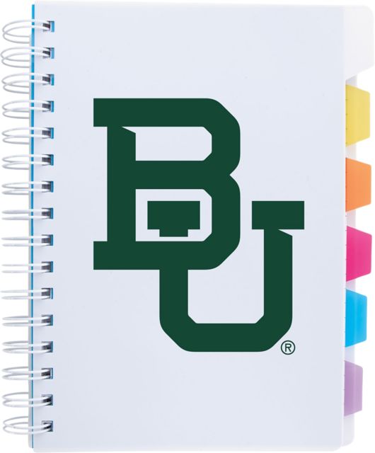 Baylor University Notebook with Tabs