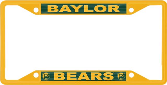 Baylor University Bears License Plate Frame