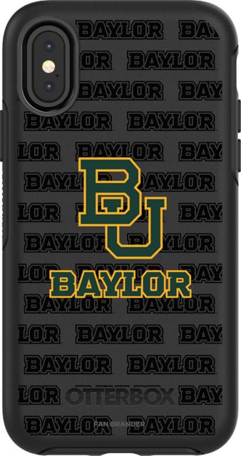 OtterBox Symmetry Series case w/Baylor Bears Step and Repeat design for iPhone X - ONLINE ONLY