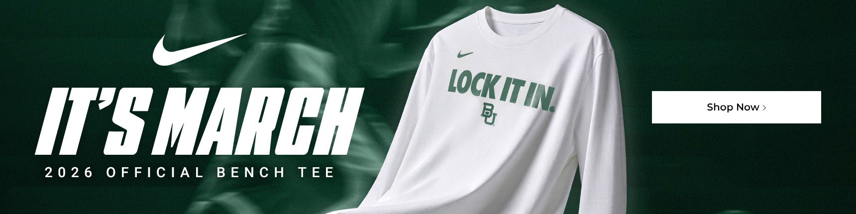 It's March. 2026 official bench tee.