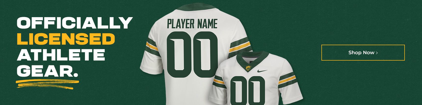 Officially licensed athlete gear.