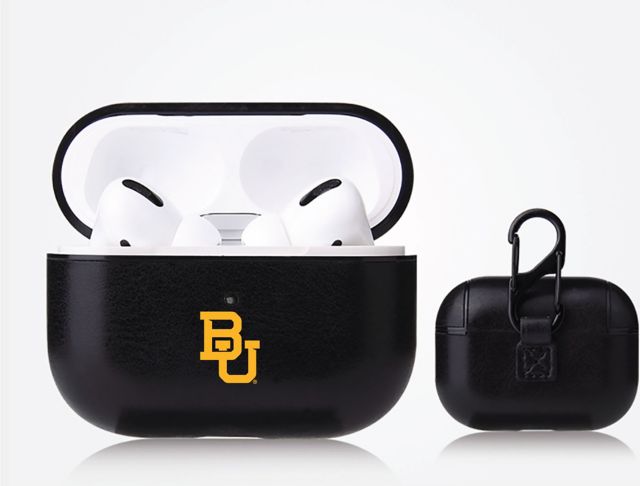 Baylor Bears Air Pod Pro Leatherette Case - Black