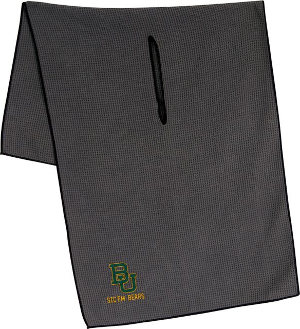 Baylor University 19''X41'' Grey Microfiber Towel - ONLINE ONLY