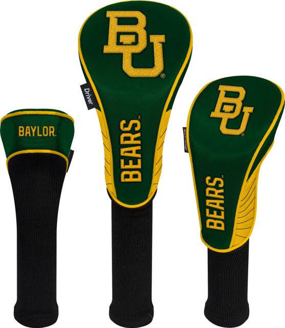 Baylor University Set Of Three Headcovers - ONLINE ONLY