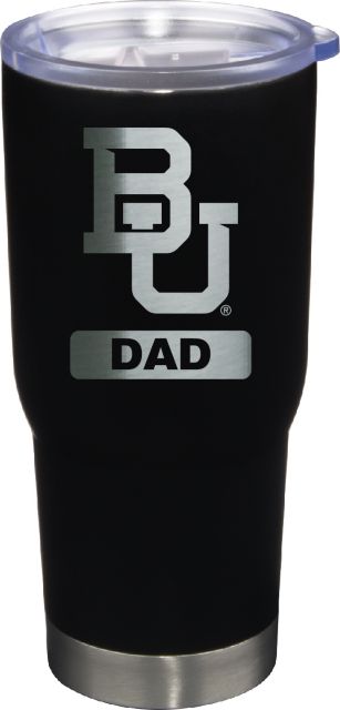 22 oz Matte Black Stainless Steel Tumbler Dad