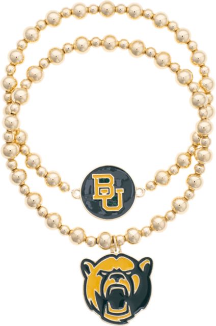 Baylor University Ball Bead Bracelet