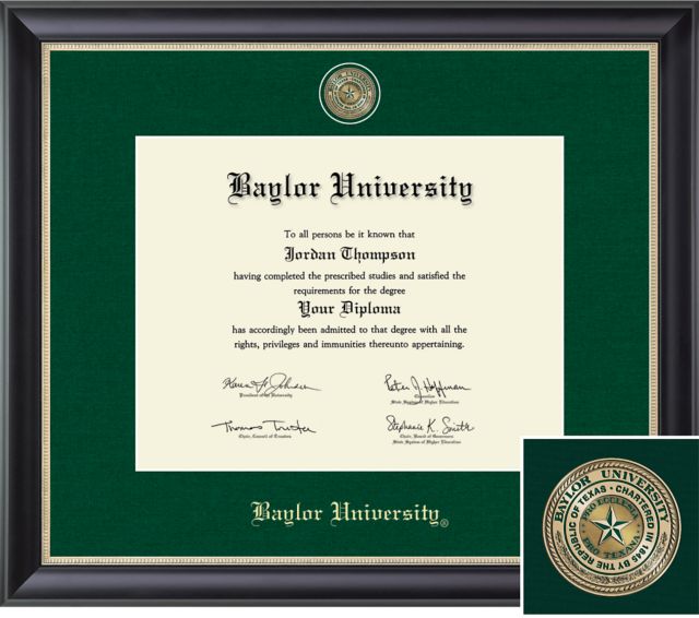 Baylor University 11'' x 14'' Diploma Frame: Baylor University