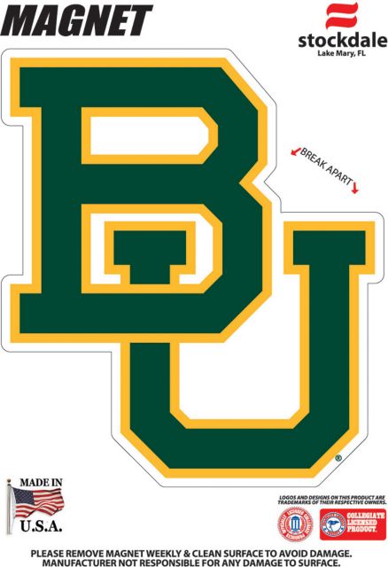 Baylor University Bears 4" x 4" Magnet