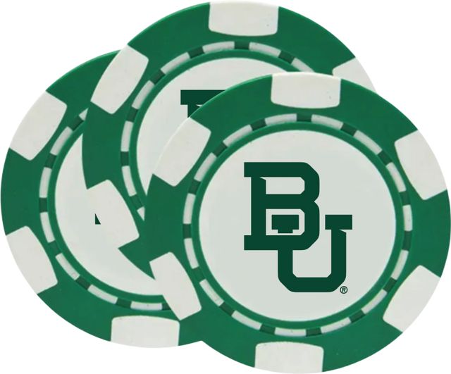 Baylor University Chip Ball Marker 3 Pack