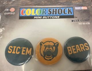 Baylor University Let's Go Bears 3-Pack Mini Button