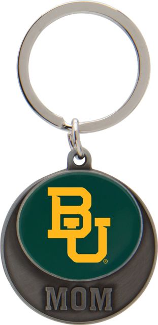 Baylor University Mom Pewter Keytag