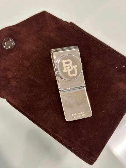 Baylor University Sterling Money Clip