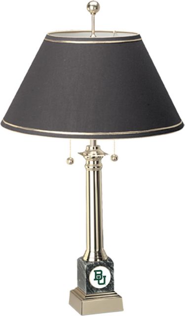 CSI Black Alumni Lamp-Black With Colored Medallion - ONLINE ONLY
