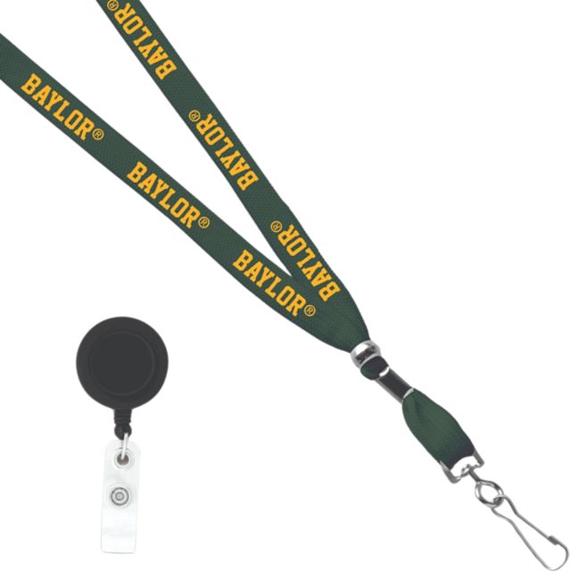 Baylor University Card Clamp Lanyard
