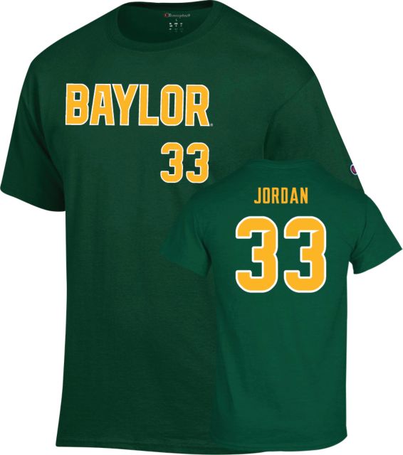 Baylor Baseball T Shirt Wesley Jordan 33 ONLINE ONLY