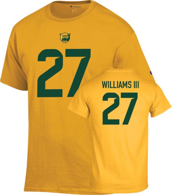 Baylor Football T-Shirt Williams III - 27 - ONLINE ONLY