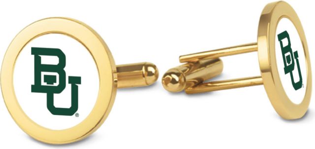 CSI Gold Cufflinks (Gift Boxed) With Colored Medallion - ONLINE ONLY