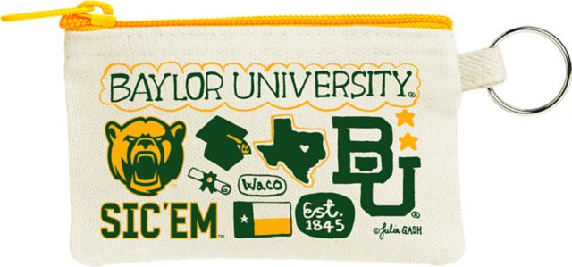 Baylor University Julia Gash Coin Pouch