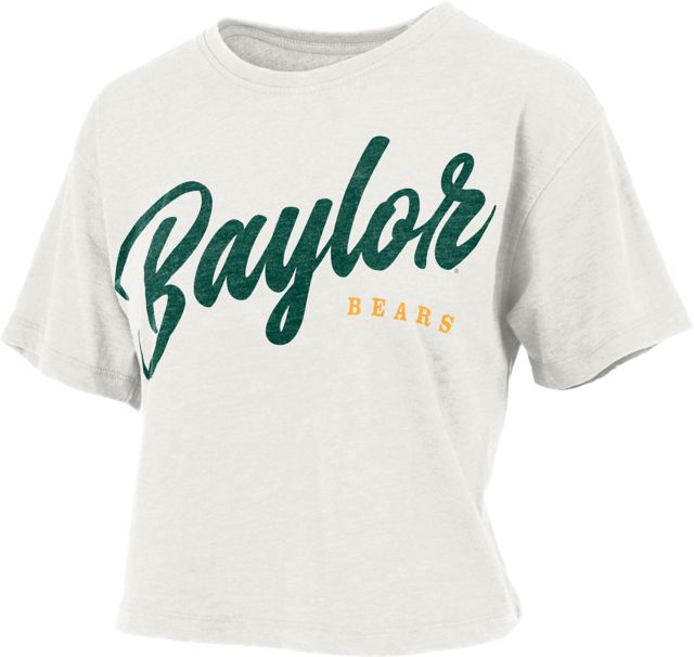Baylor University Bears Women's  Cropped Short Sleeve T-Shirt