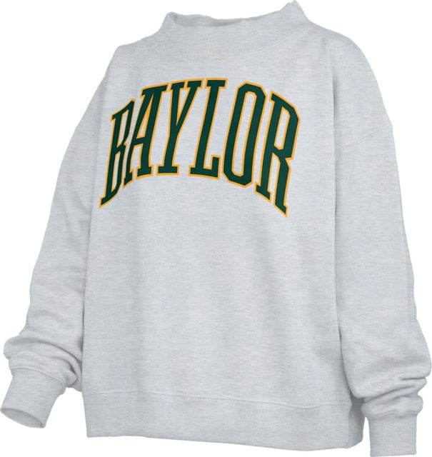Baylor University Women's Parke Mock Neck Crewneck Sweatshirt