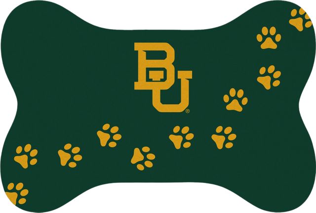 Baylor University Bone Shaped Pet Mat