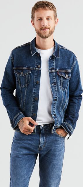 Levis white deals jacket mens