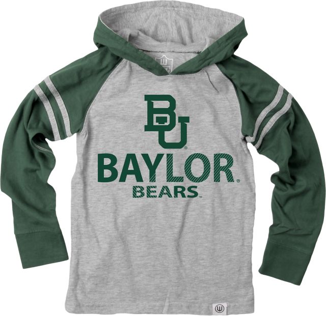 Baylor University Youth Boy's Hooded Long Sleeve T-Shirt