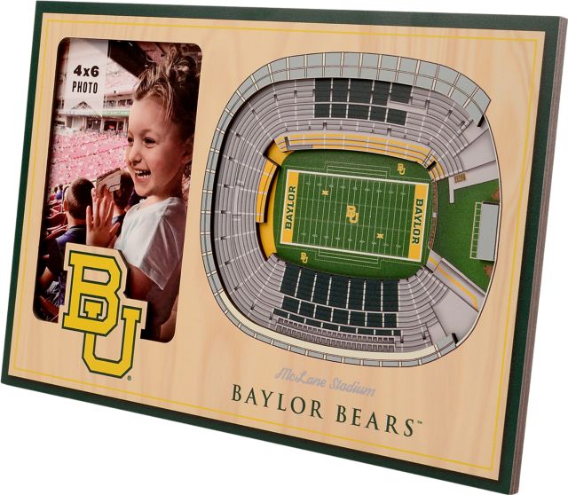 Baylor University Bears 3D Stadium Pictiure Frame