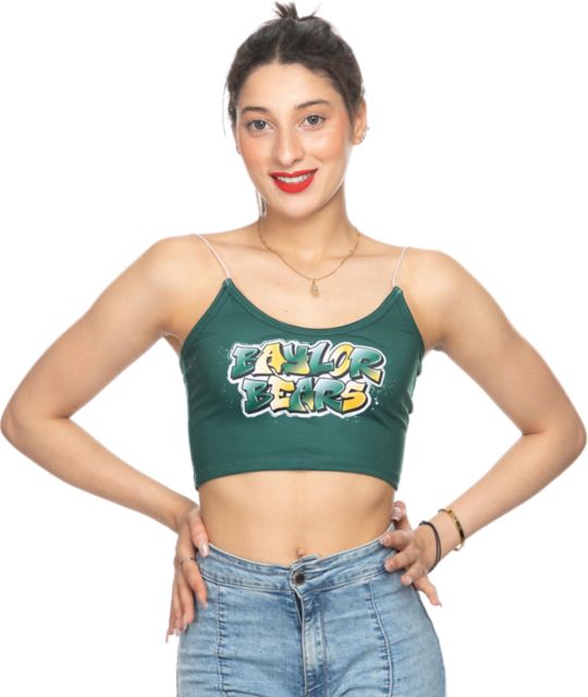 Baylor University Women's Bears Cropped Skinny Tank Top