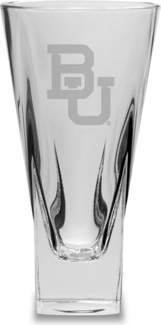 Baylor University 10" Vase Fusion