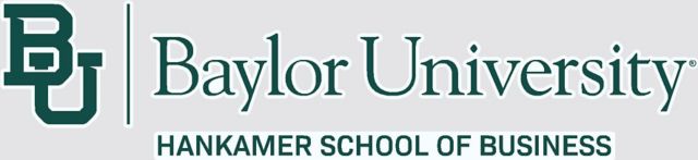 Baylor University Hankamer School of Business Decal
