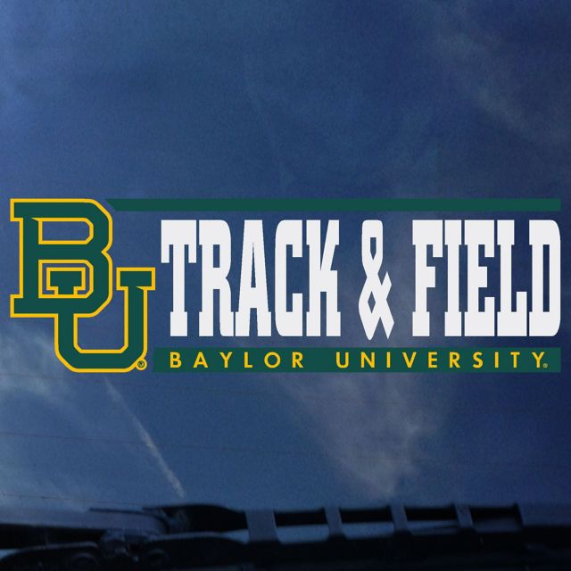 Baylor University Track & Field Decal