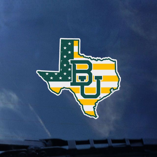 Baylor University Texas State Flag Decal