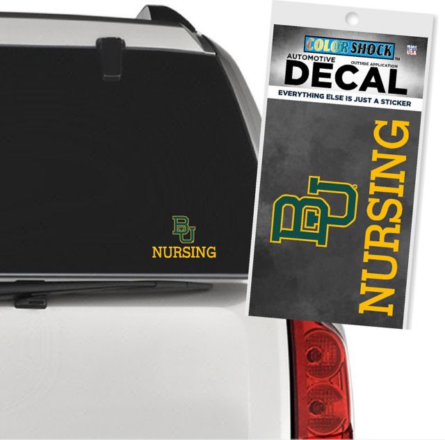 Baylor University Nursing Decal