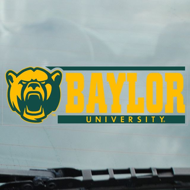 Baylor University Bears Cling Decal
