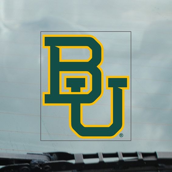 Baylor University Cling Decal