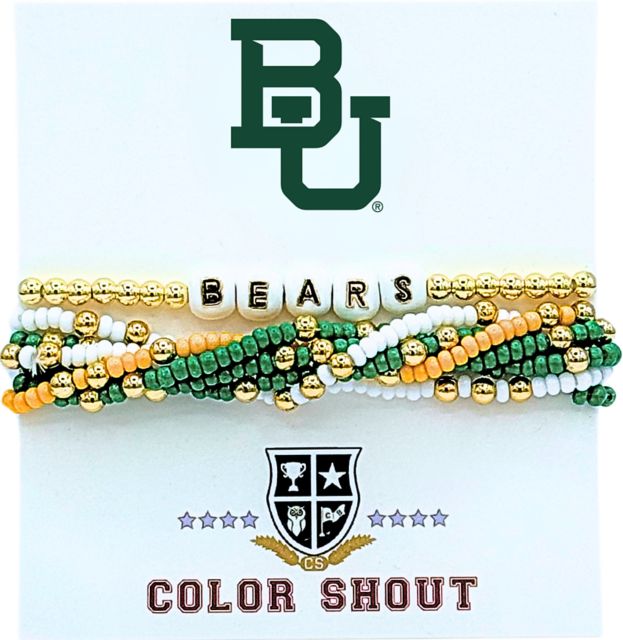 Baylor University Lucky 7 Bracelet Stack