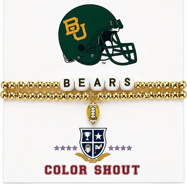 Baylor University Football Bracelet Set