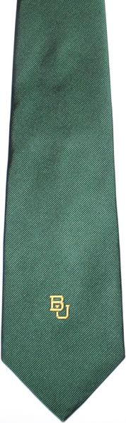 1305F3 Solid Green Tie | Baylor University