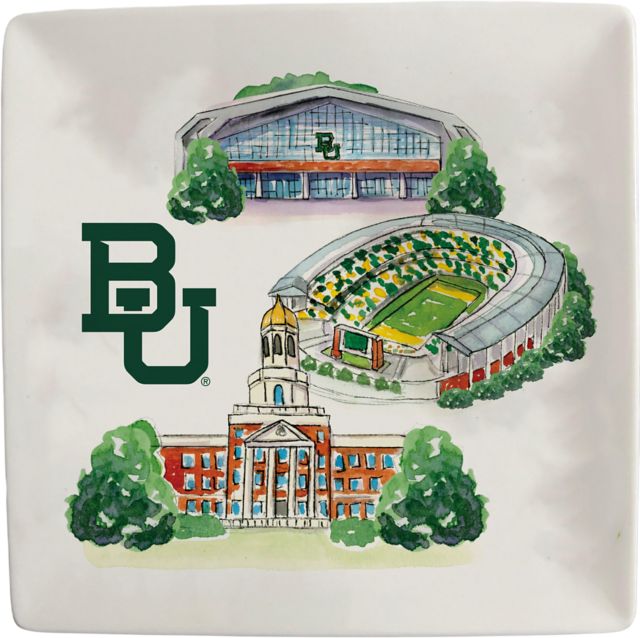 Baylor University Landmark Trinket Tray