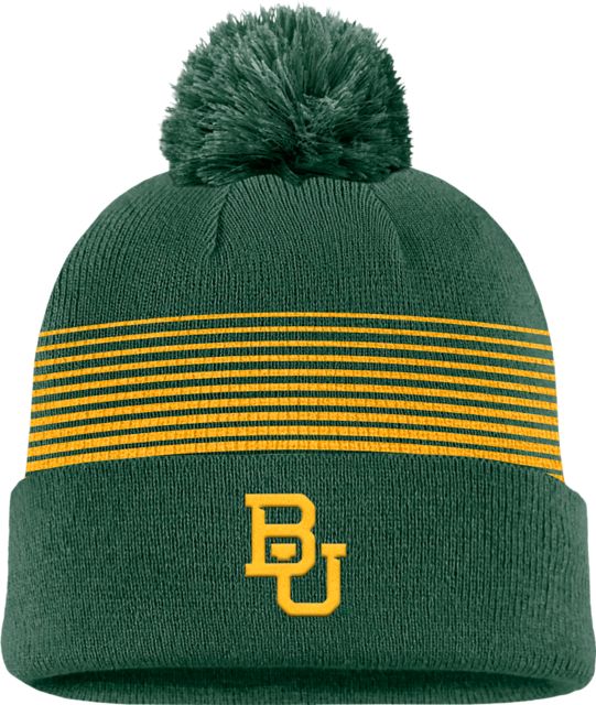 Baylor University Youth Striped Pom Beanie