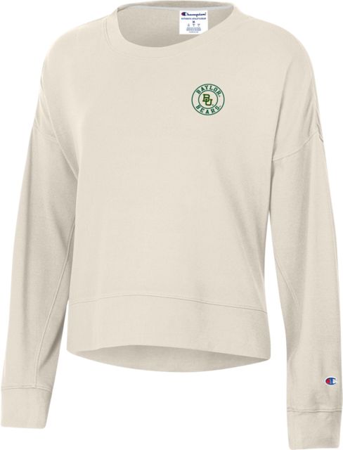Baylor University Bears Women's Suede Crewneck Sweatshirt