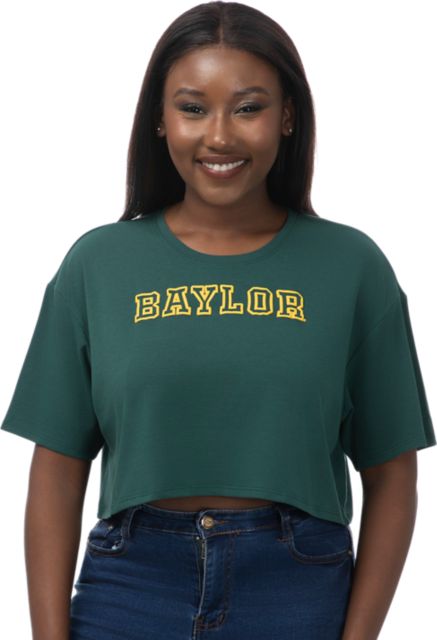 Baylor University Women's Boxy Crop Short Sleeve T-Shirt