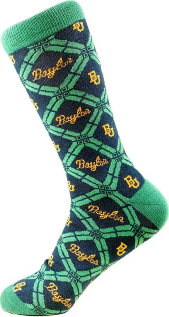 Baylor University Sailor Bear Socks